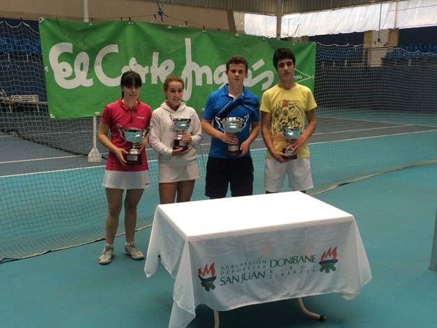 Abete y Kniese, vencedores del 4&ordm; Torneo 29&ordm; Circuito &quot;El Corte Ingl&eacute;s&quot; Cadete y J&uacute;nior